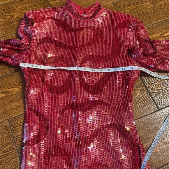 Vtg 1980’s Scarlet Rage Dress Medium Gorgeous! - Picture 5 of 9